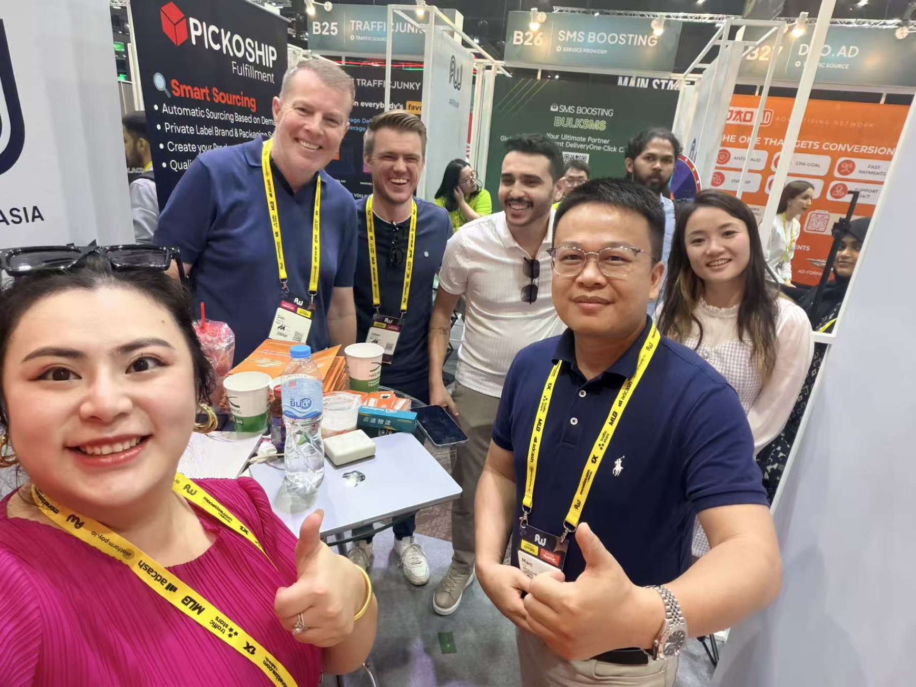 PICKOSHIP exhibiting at Affiliate World Bangkok in December 2025