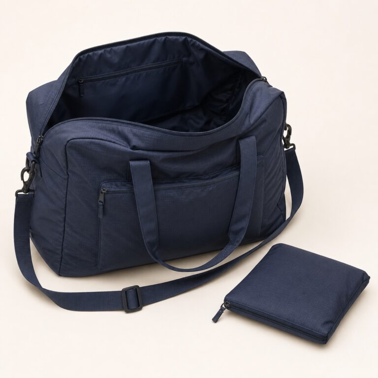 Foldable Travel Bag With Luggage Sleeve